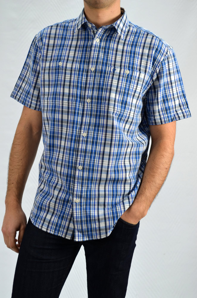 CAMISA WRANGLER 2PKT SHIRT CLASSIC BLUE