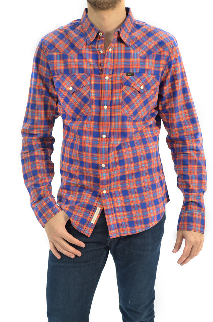 CAMISA M/L LEE WESTERN SHIRT NIGHT BLUE