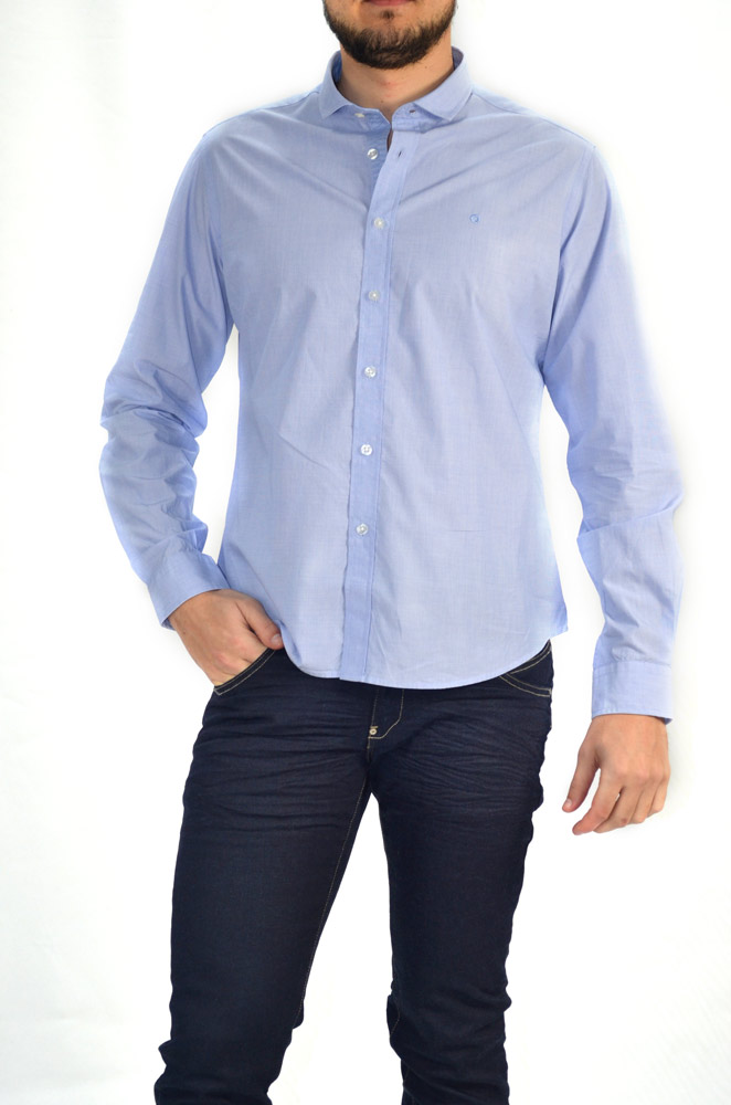 CAMISA M/L FYORD MD. CAMPBELLS CELESTE