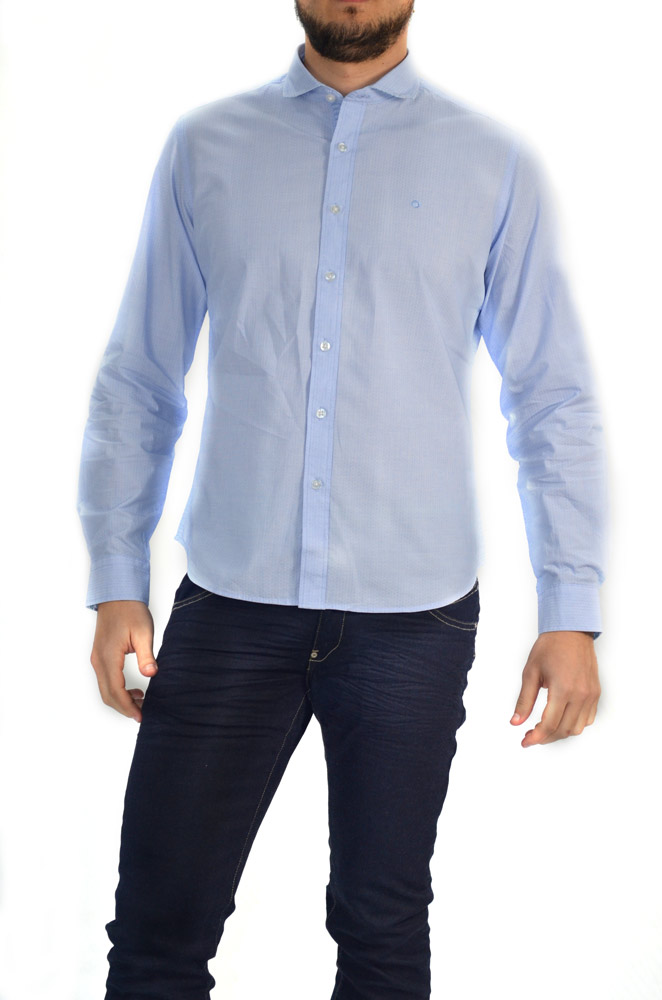 CAMISA M/L FYORD MD. BROGO CELESTE