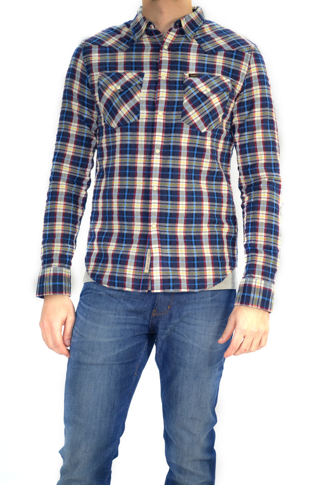 CAMISA LEE WESTERN SHIRT BRIGHT NAVY