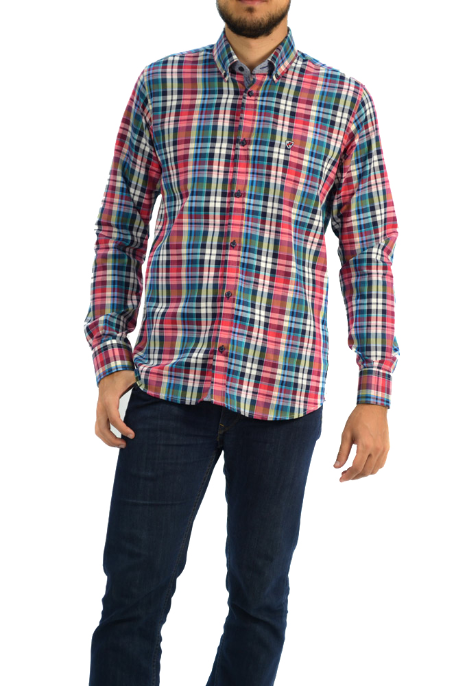 CAMISA RAFHAELO GUTTI 5/3244 ROJO