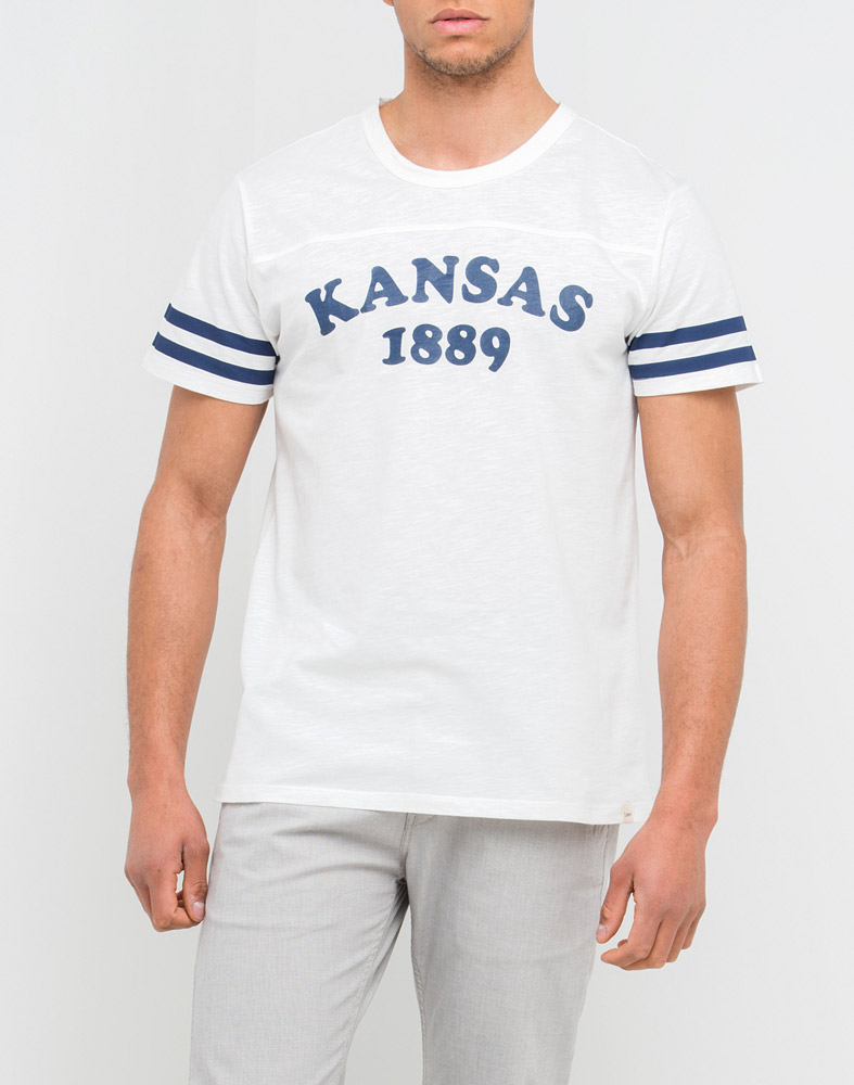 CAMISETA LEE KANSAS TEE WHITE CANVAS