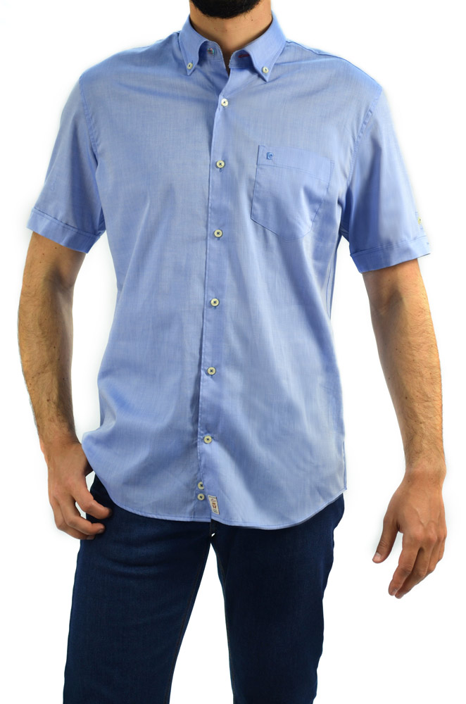 CAMISA PIERRE CARDIN MD. 53884 AZUL