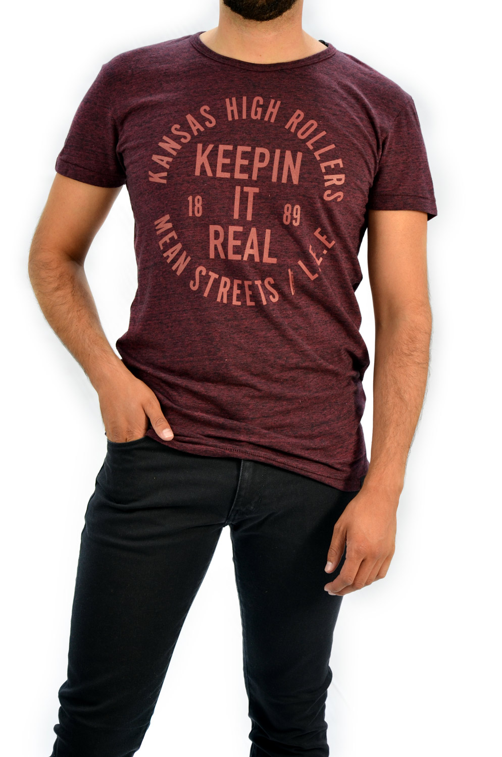 CAMISETA LEE MELE REAL TEE TAWNY PORT