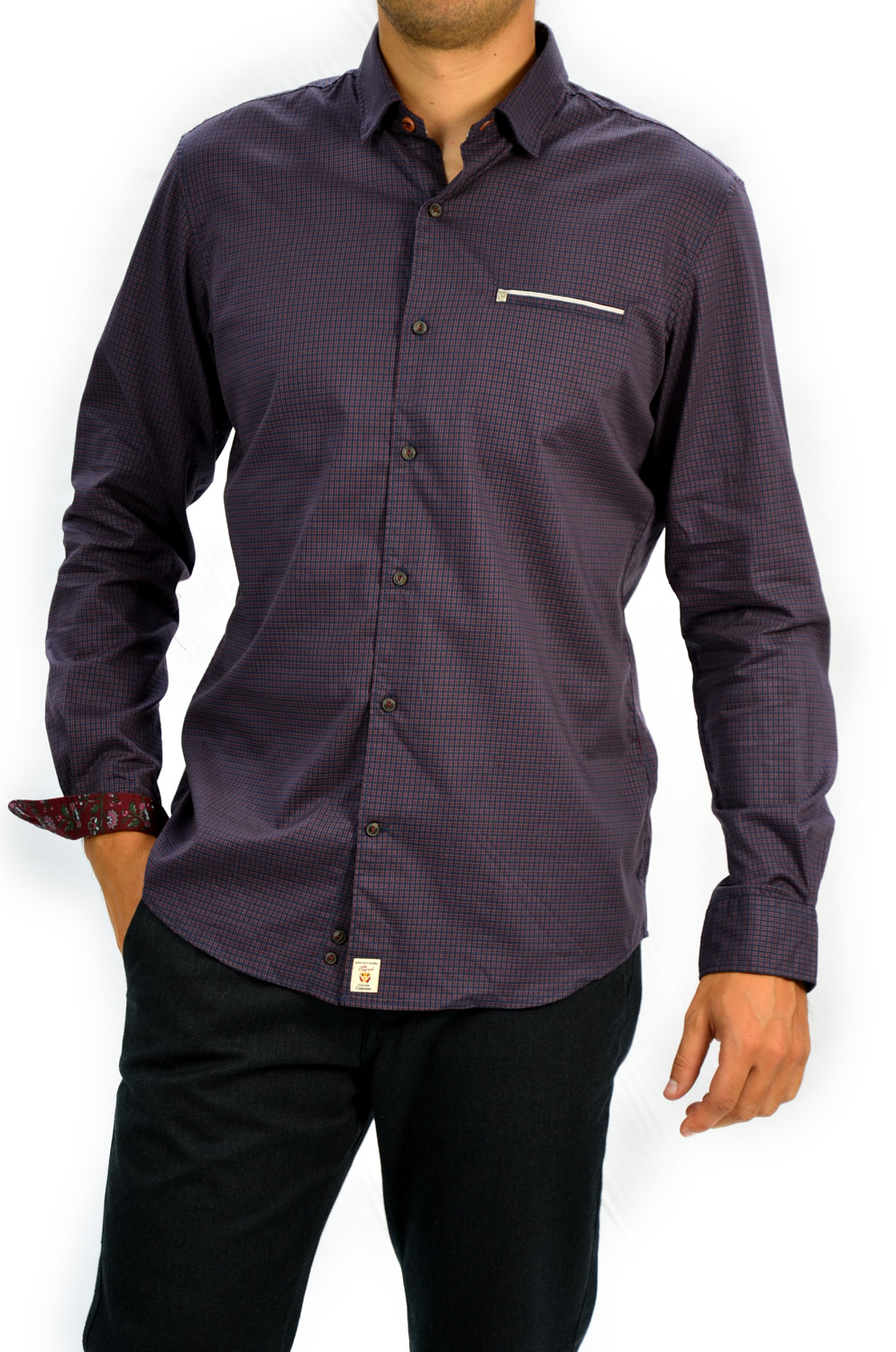 CAMISA ML PIERRE CARDIN MD. 5862