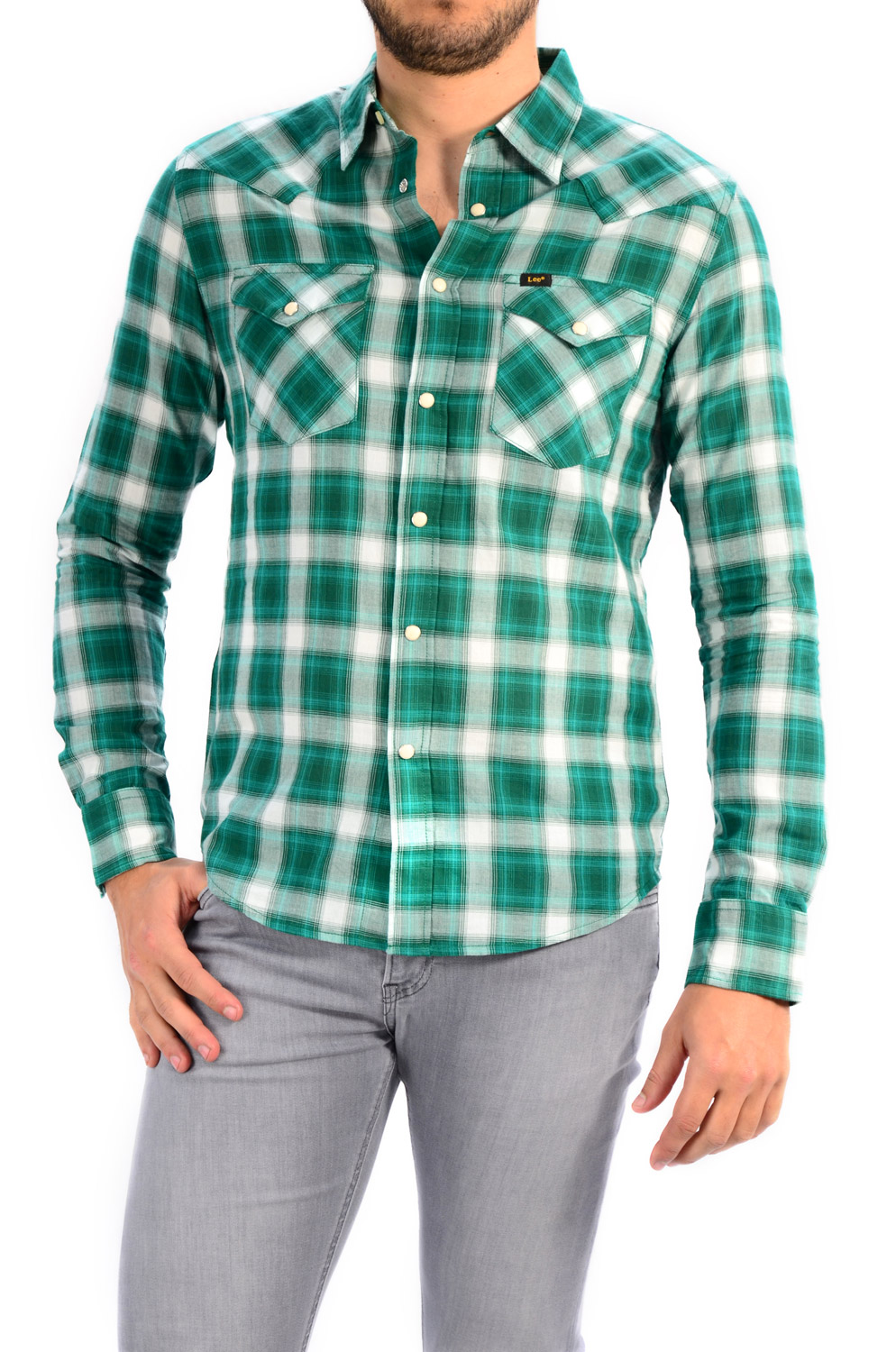 CAMISA LEE WESTERN SHIRT EVERGREEN