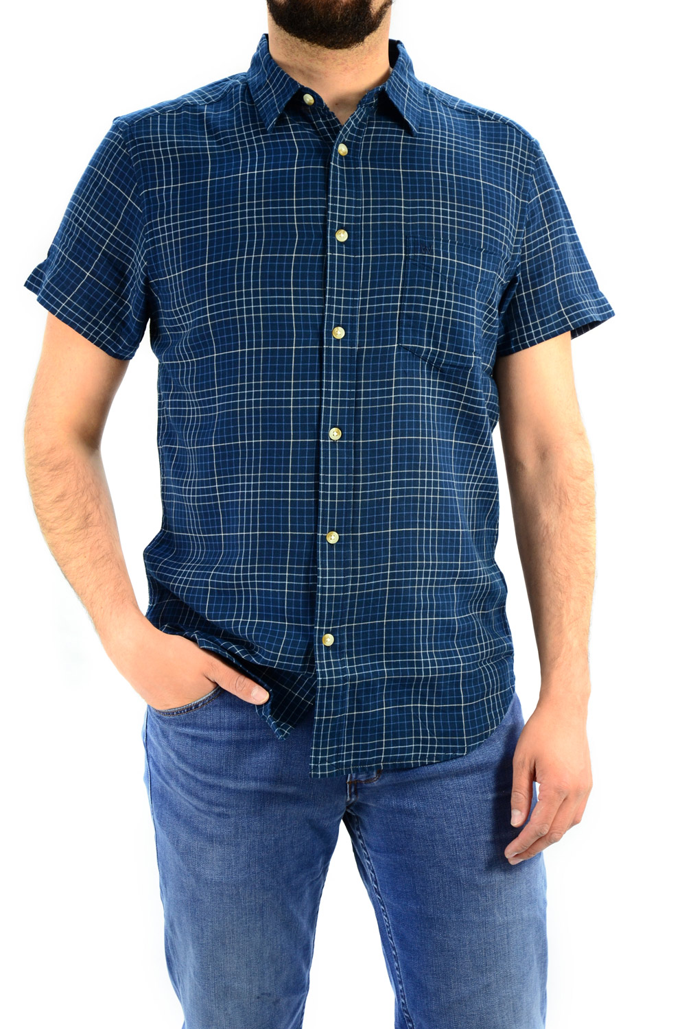 CAMISA WRANGLER SHIRT NAVY