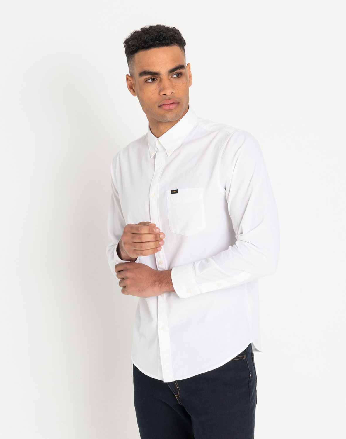 CAMISA LEE BUTTON DOWN WHITE