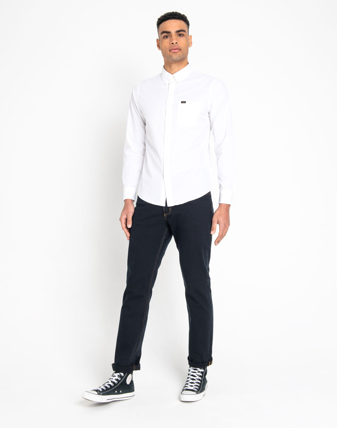 CAMISA LEE BUTTON DOWN WHITE