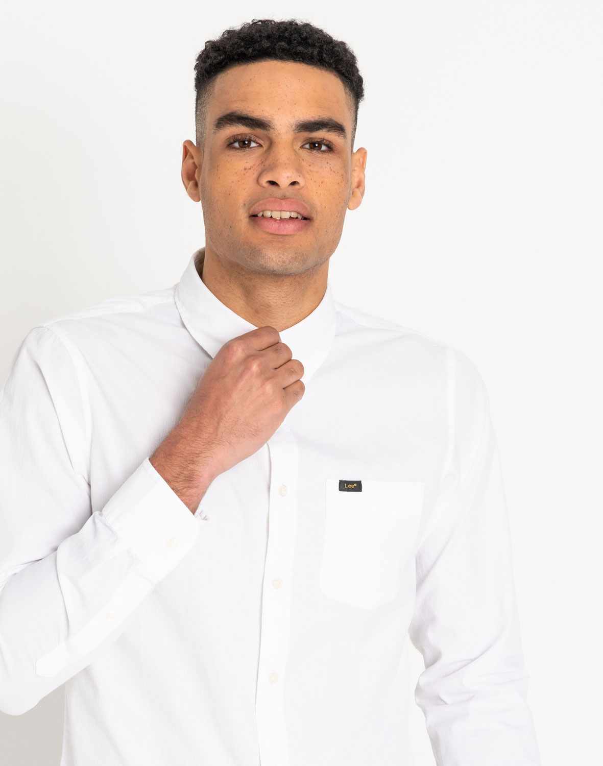 CAMISA LEE BUTTON DOWN WHITE