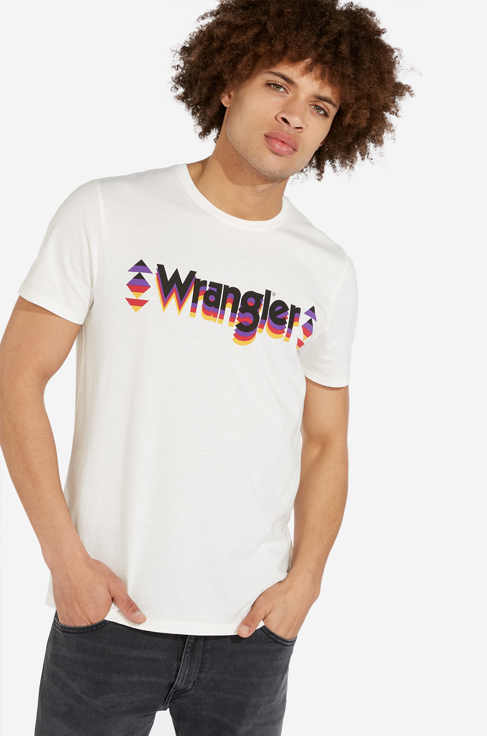 CAMISETA WRANGLER SS TRIBE TEE ANTIQUE WHITE