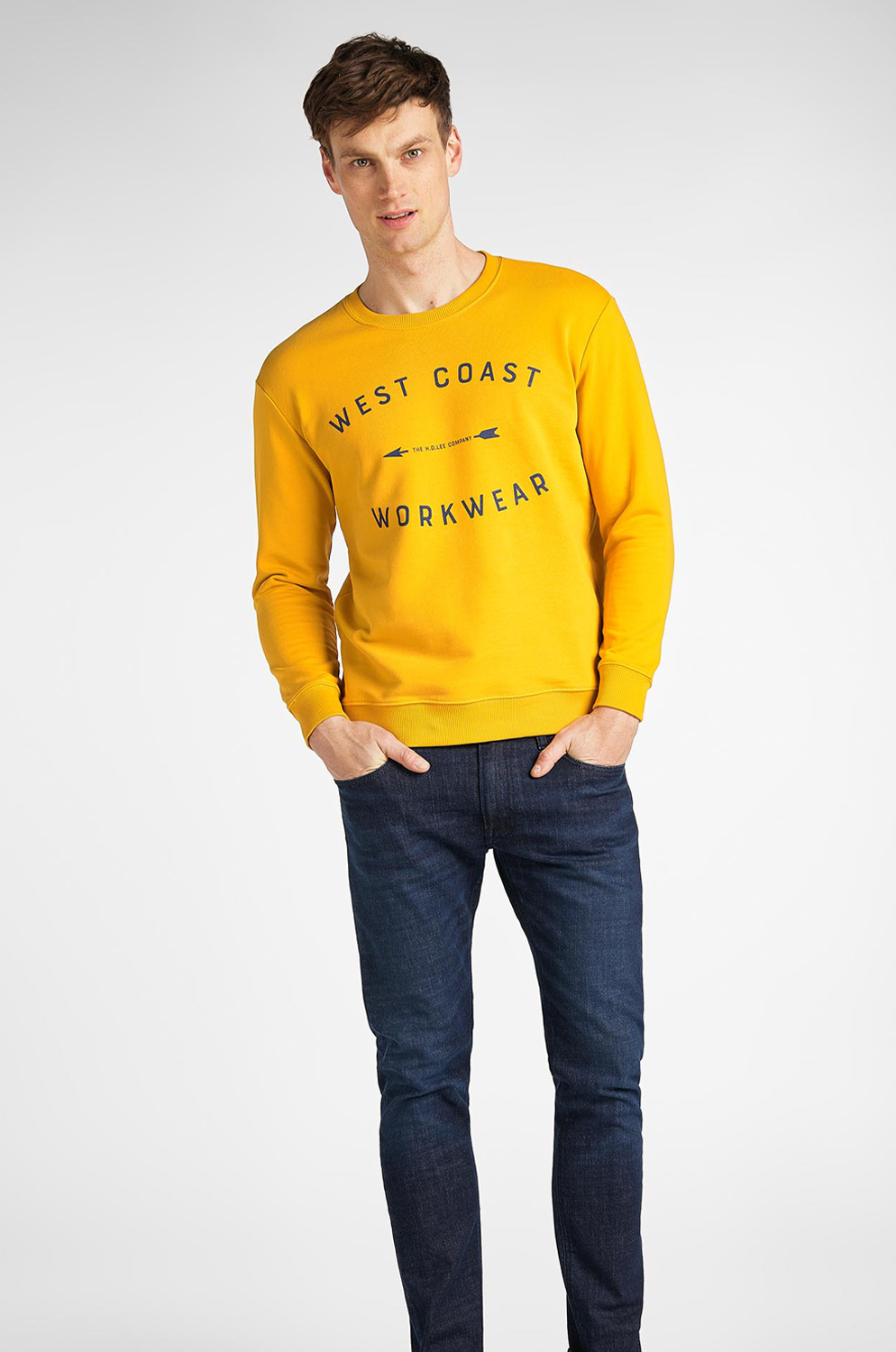 SUDADERA LEE WORKWEAR SWS GOLDEN YELLOW