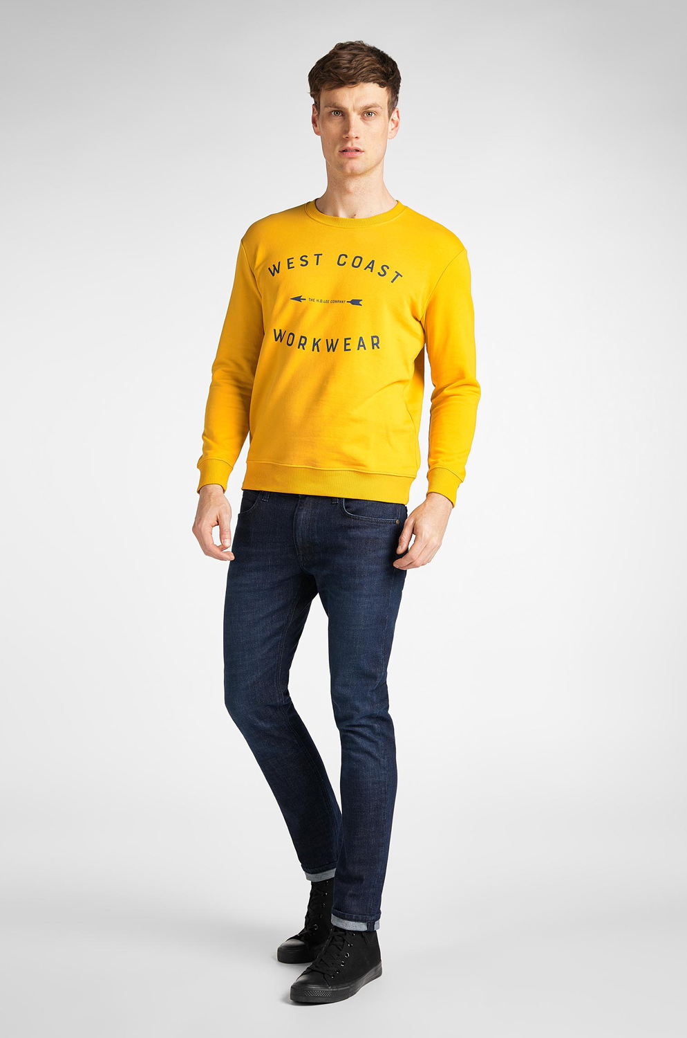 SUDADERA LEE WORKWEAR SWS GOLDEN YELLOW