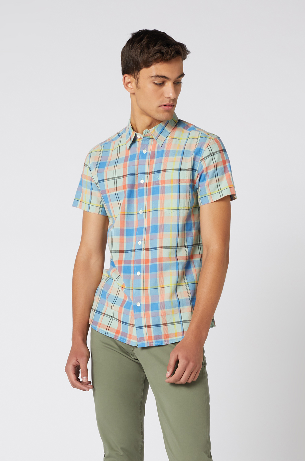 CAMISA  WRANGLER SHIRT GOSSAMER GREEN