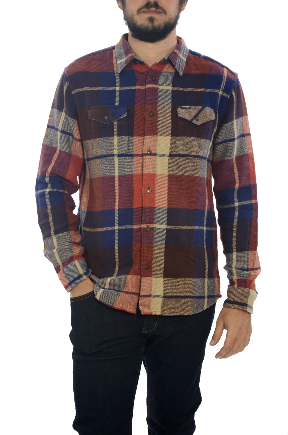 CAMISA WRANGLER PATRIOT BLUE