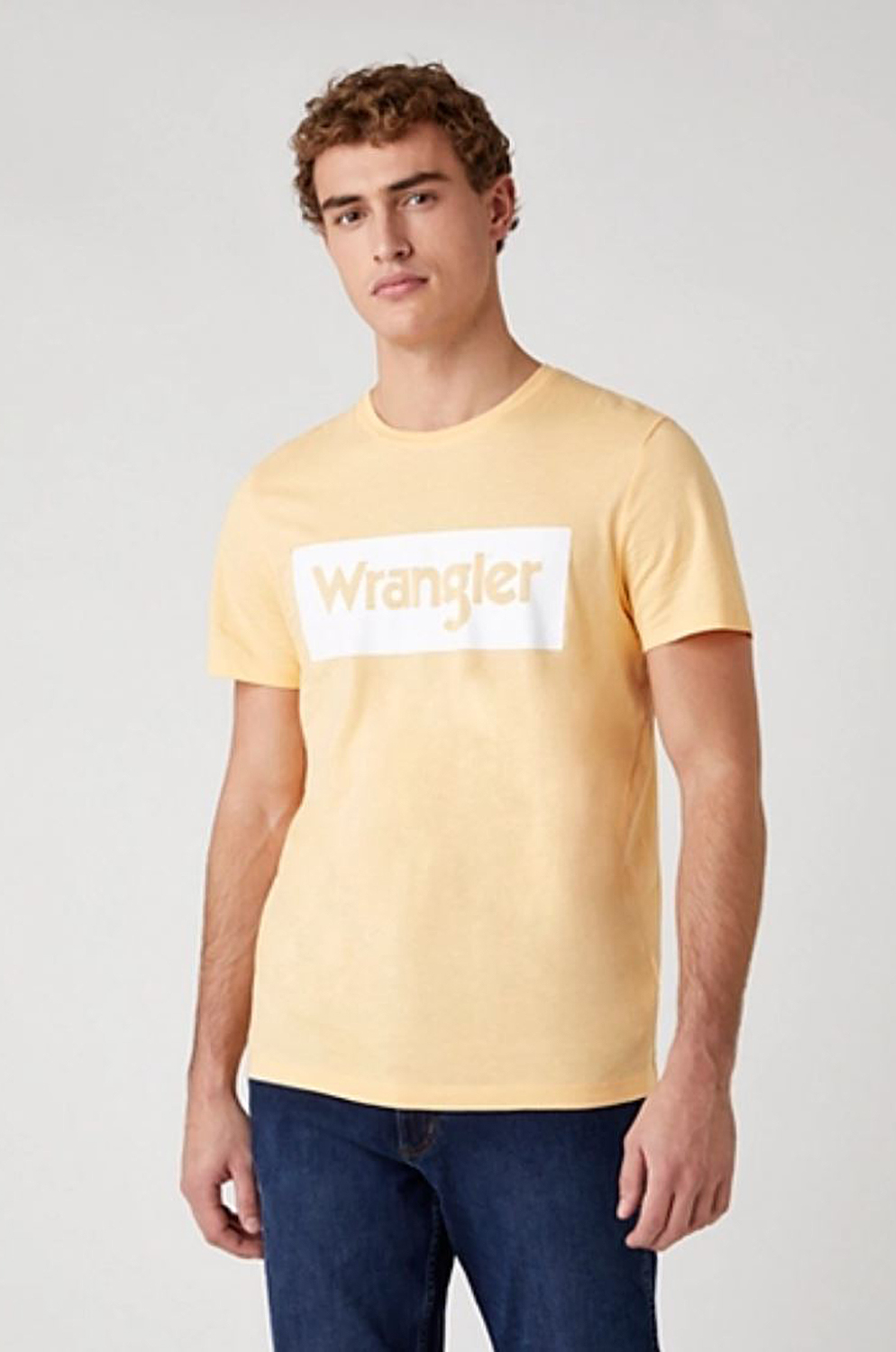 Camiseta Wrangler Logo Tee Lovely Mango