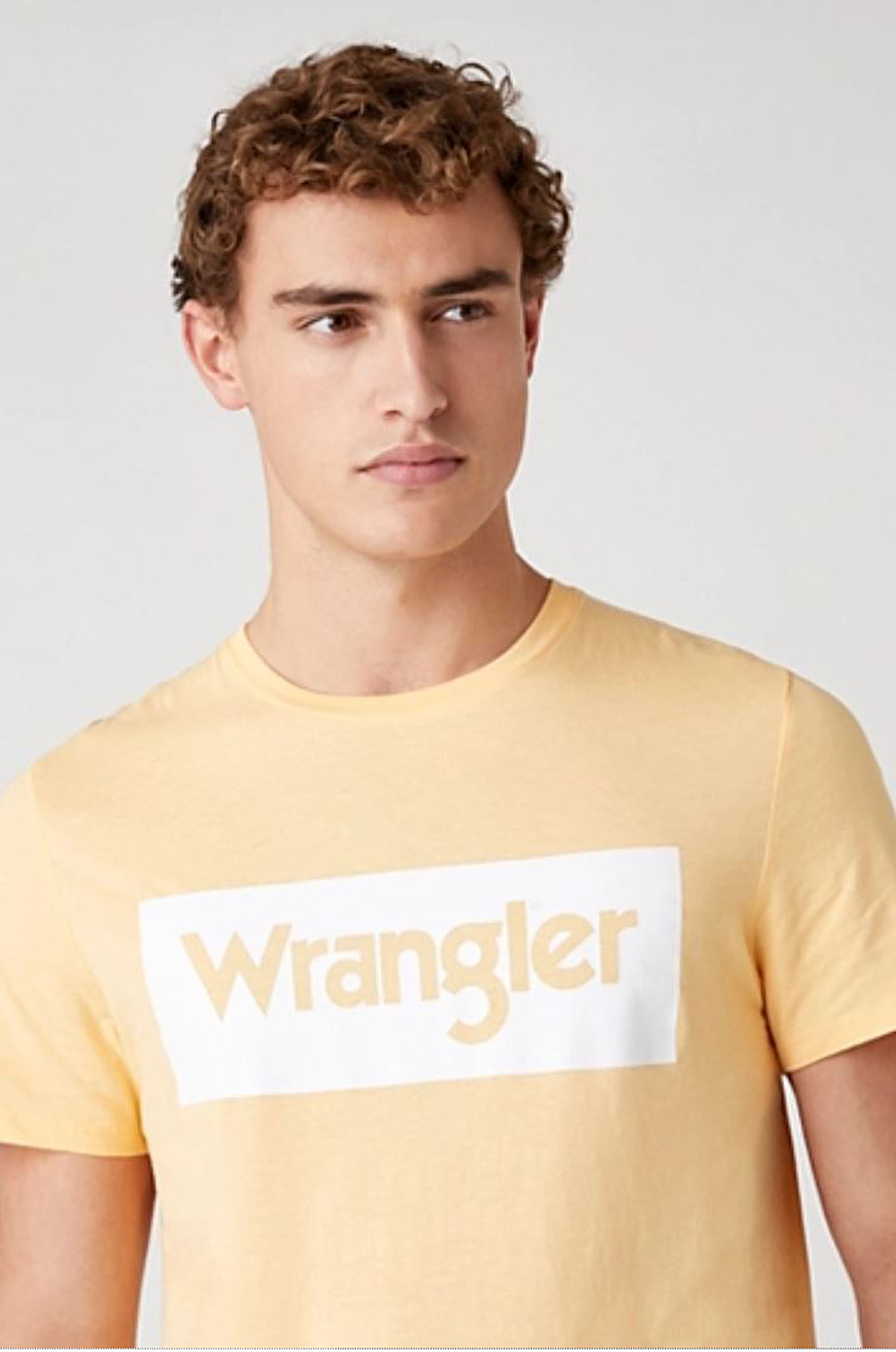 Camiseta Wrangler Logo Tee Lovely Mango