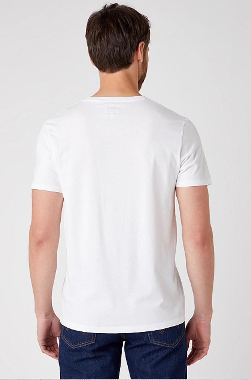 Camiseta Wrangler Logo Tee White