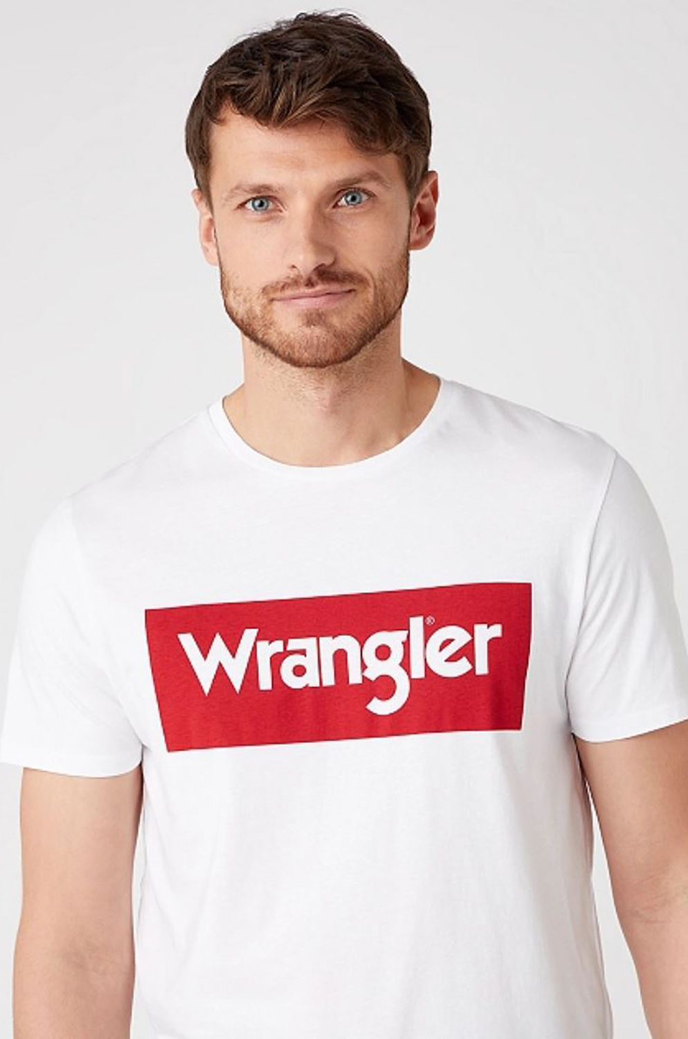 Camiseta Wrangler Logo Tee White