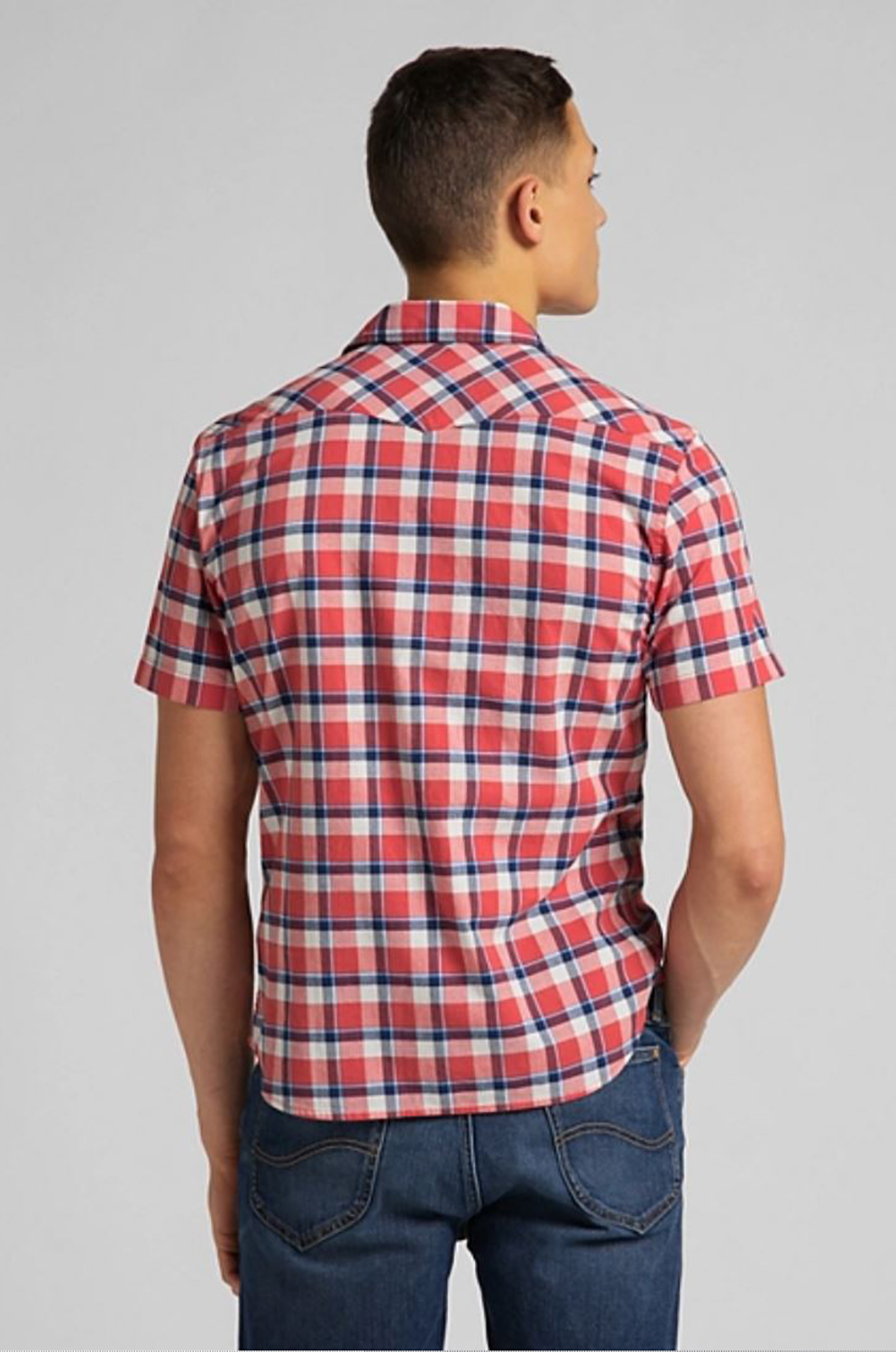 Camisa Lee Western Aurora Red