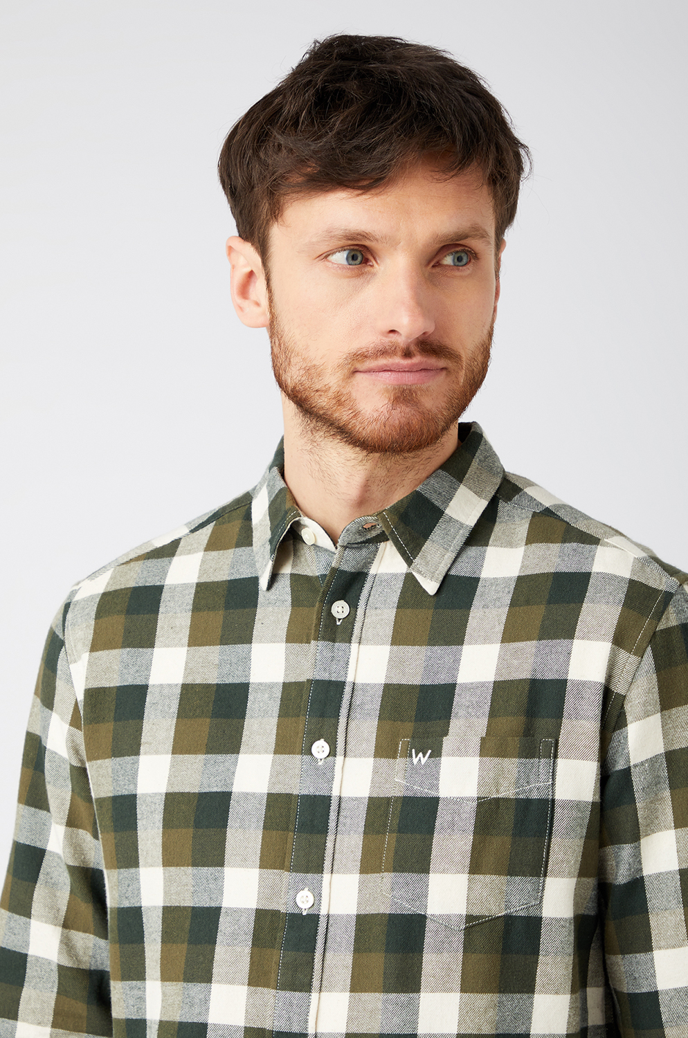 Camisa Wrangler Pkt Shirt Ivy Green