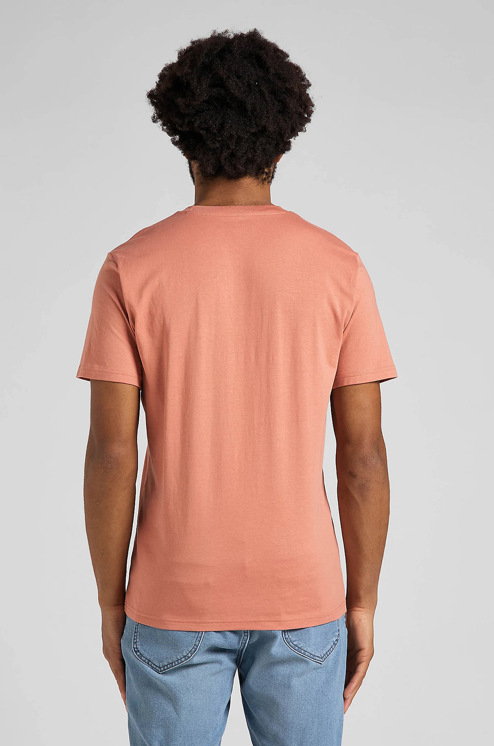 Camiseta Lee Wobby Logo Tee Rust