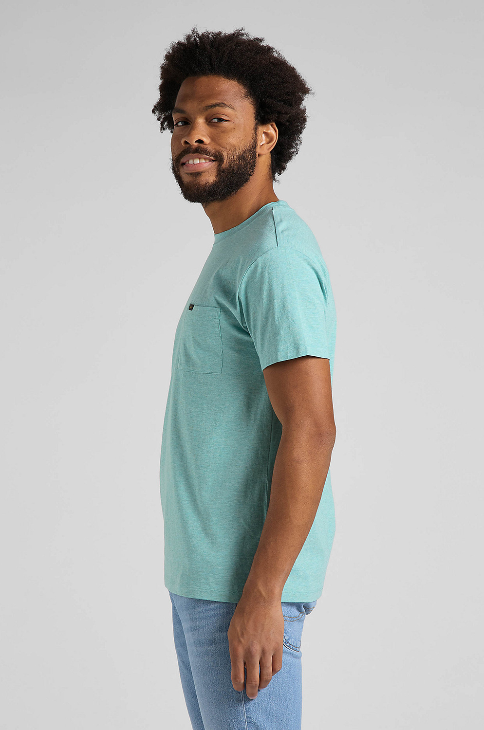 Camiseta Lee Ultimate Pocket Tee Nint Blue