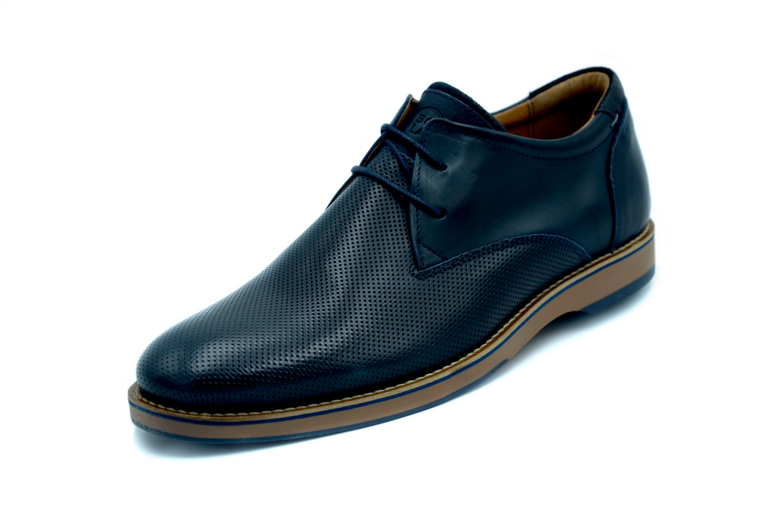 Zapato Bola Mod Joy055PG Piel Picado