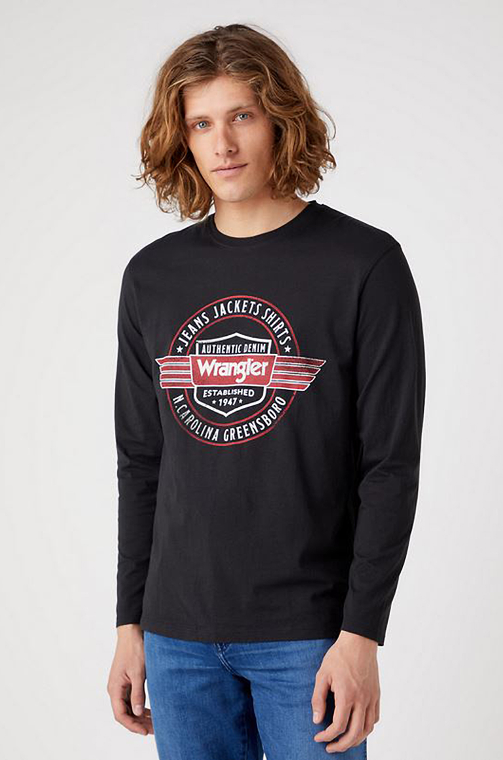 Camiseta Wrangler Americana Tee Faded Black