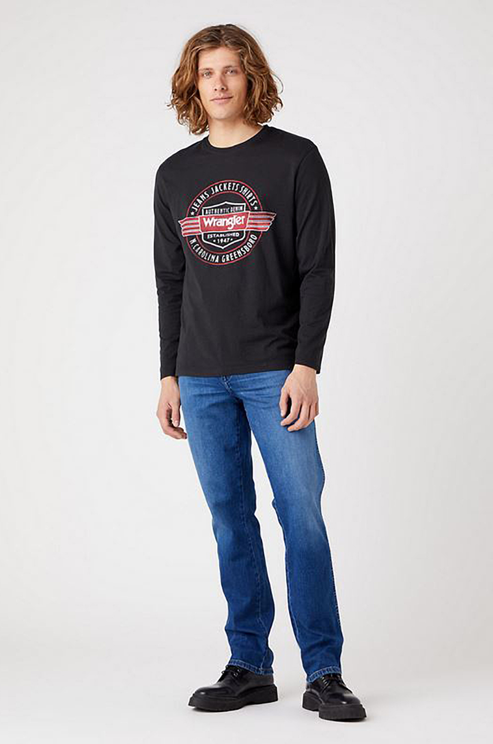 Camiseta Wrangler Americana Tee Faded Black