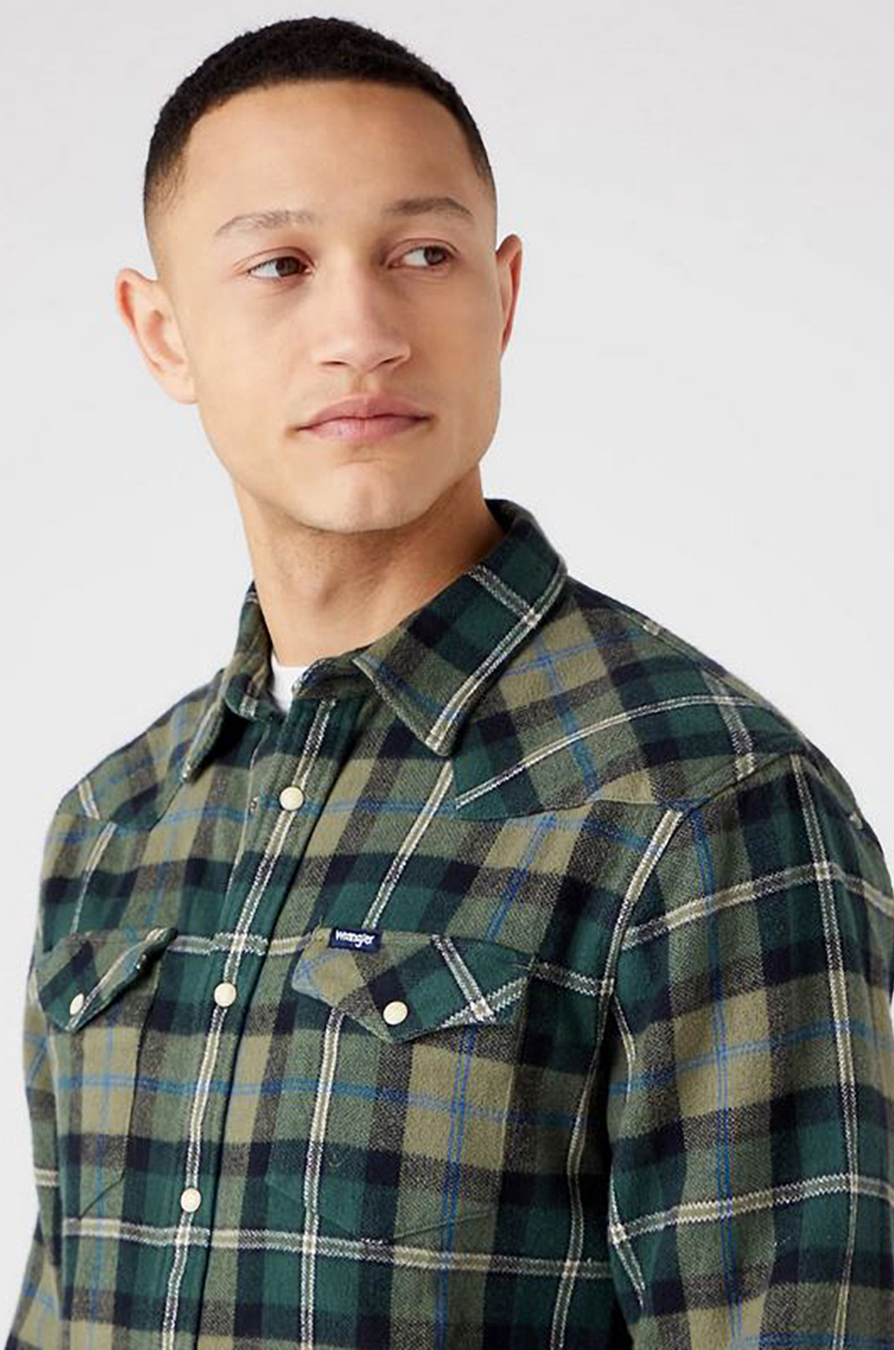 Sobrecamisa Wrangler Wrg Western Shirt Deep Lichen