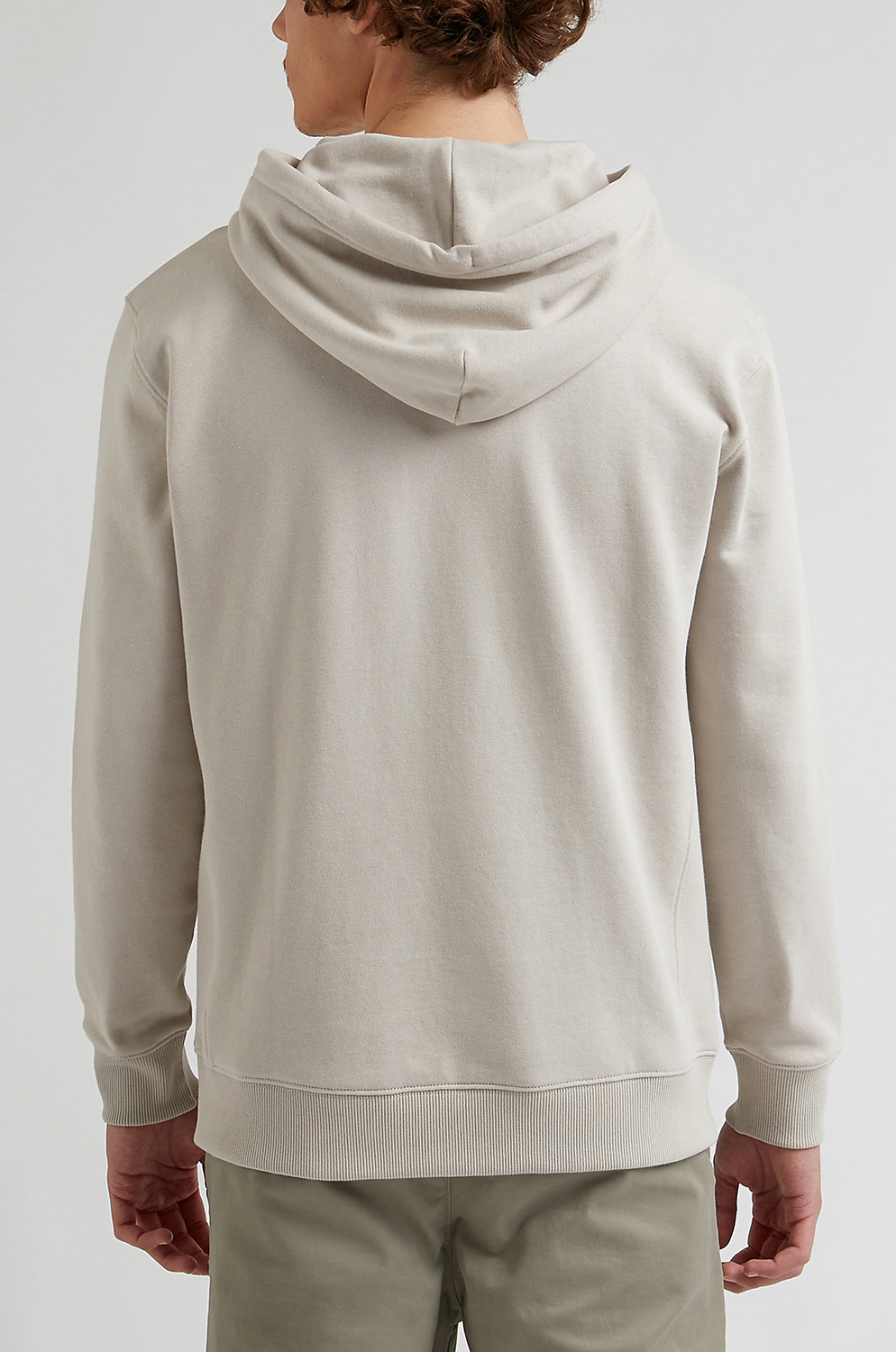 Sudadera Lee Plain Hoodie Foggy Gray