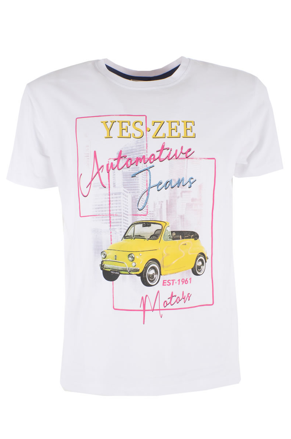 Camiseta Yes Zee Mod T730 Blanco