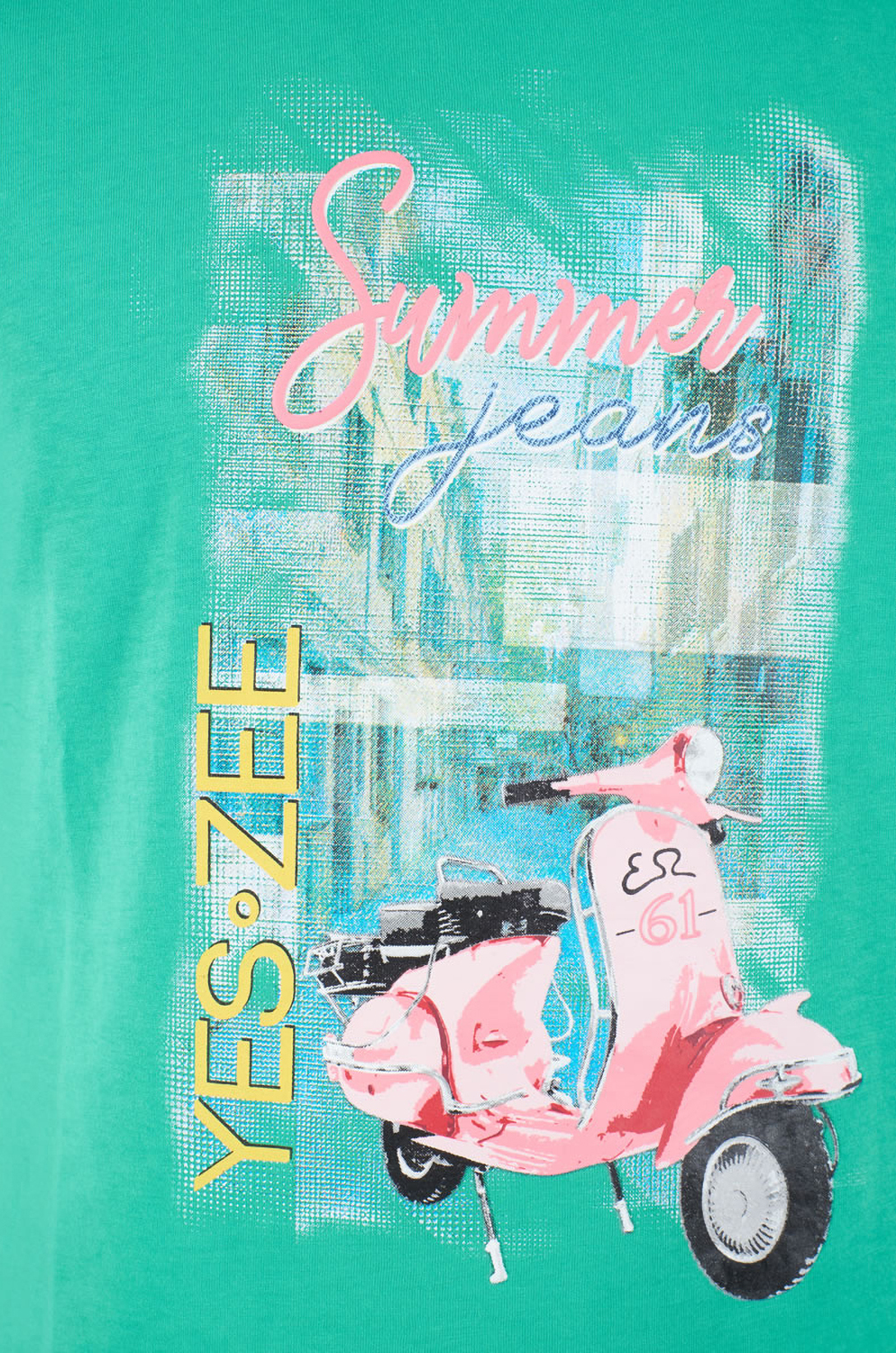 Camiseta Yes Zee Mod T730 Verde