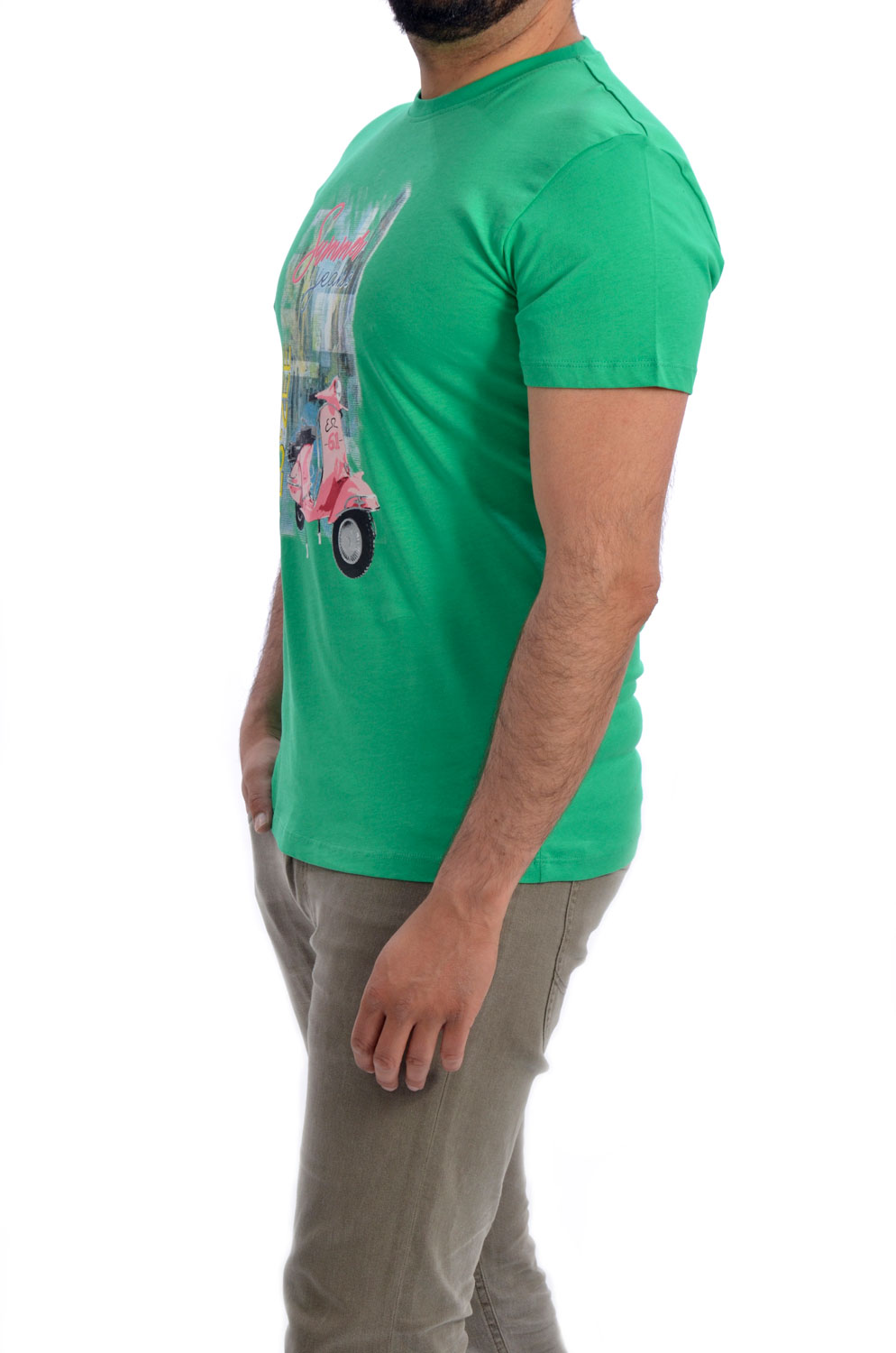 Camiseta Yes Zee Mod T730 Verde