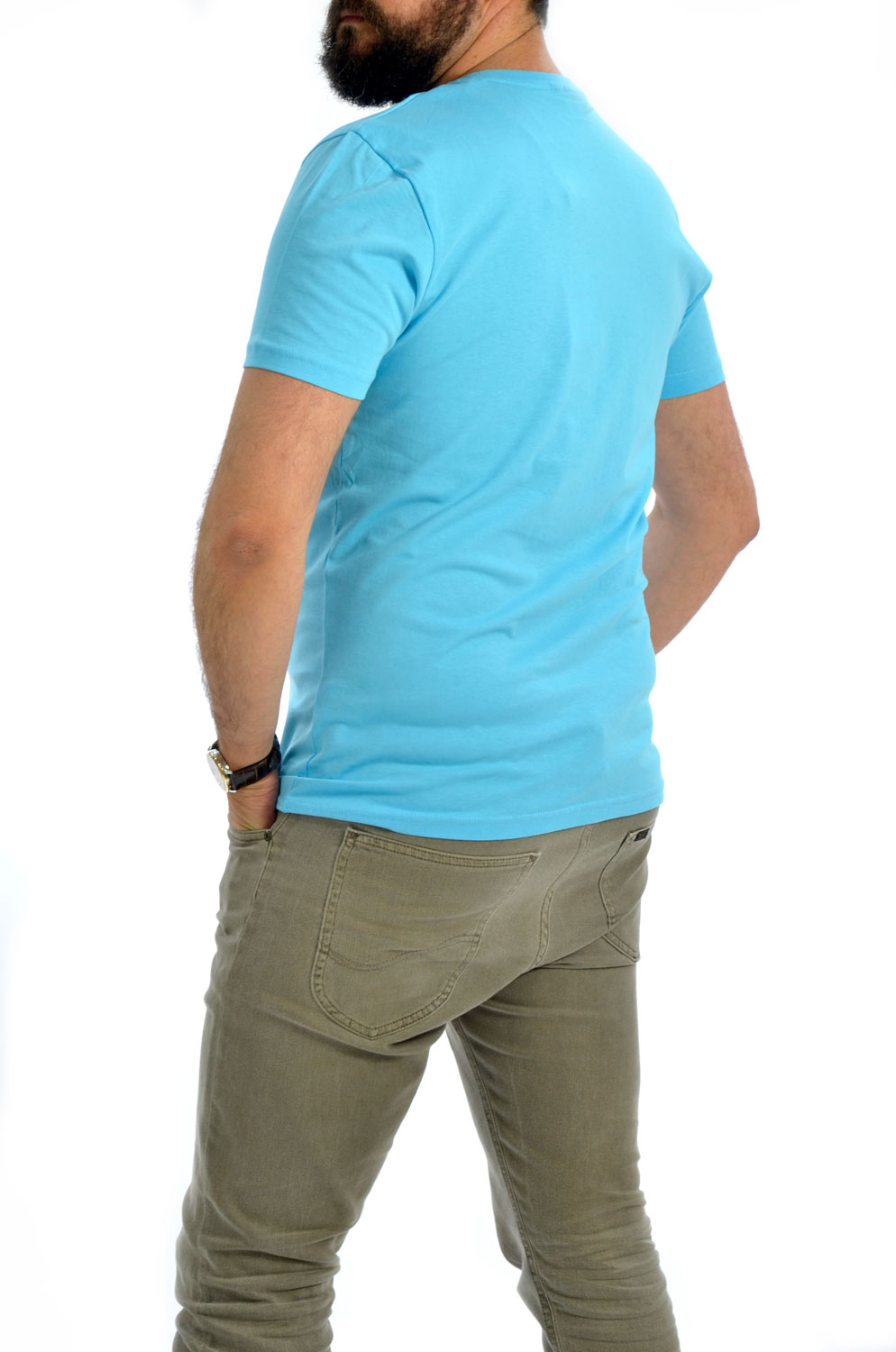 Camiseta Recycled Mod S23T001 Azul