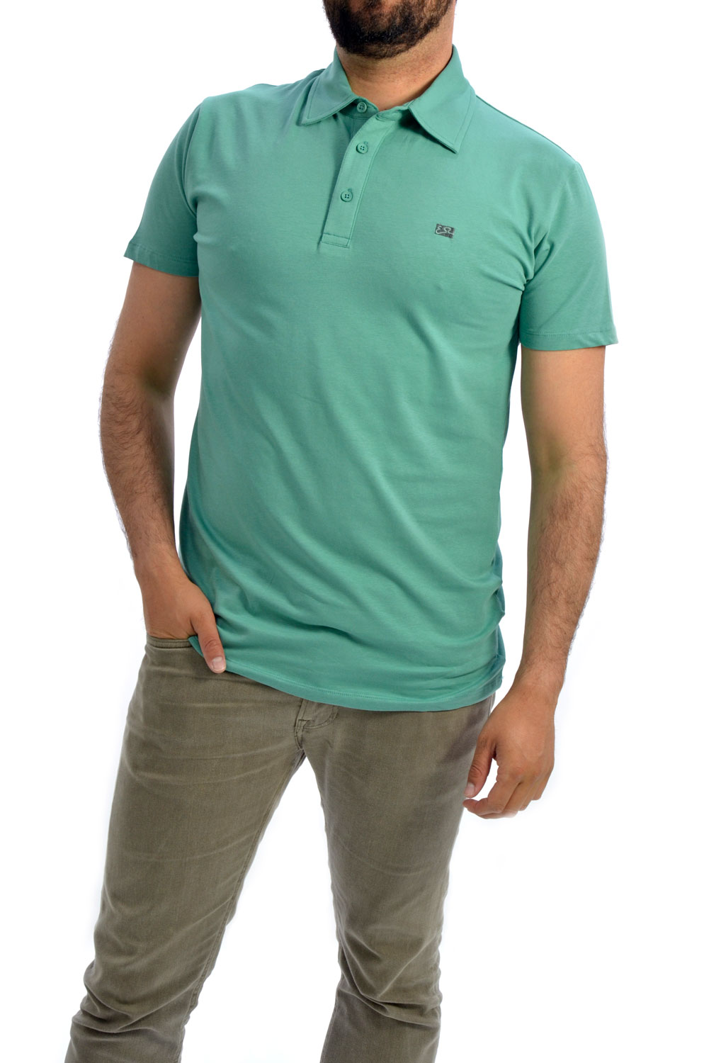 Camisero Yes Zee Mod T782 Verde