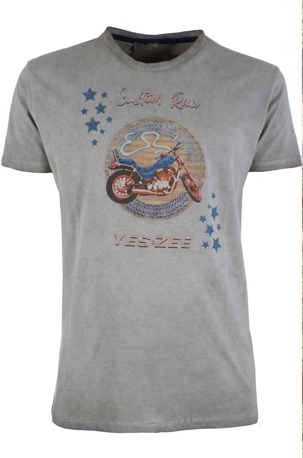 Camiseta Yes Zee Mod T772 Gris