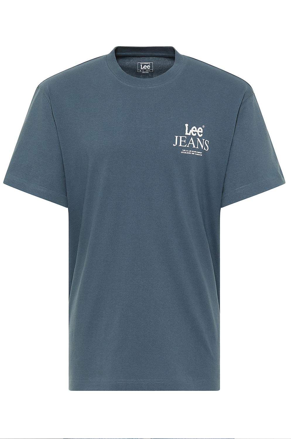 Camiseta Lee Logo Loose Tee Deep Waters