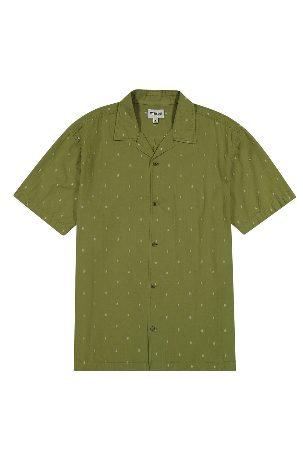 Camisa Wrangler Ss Resort Shirt Dusty Olive