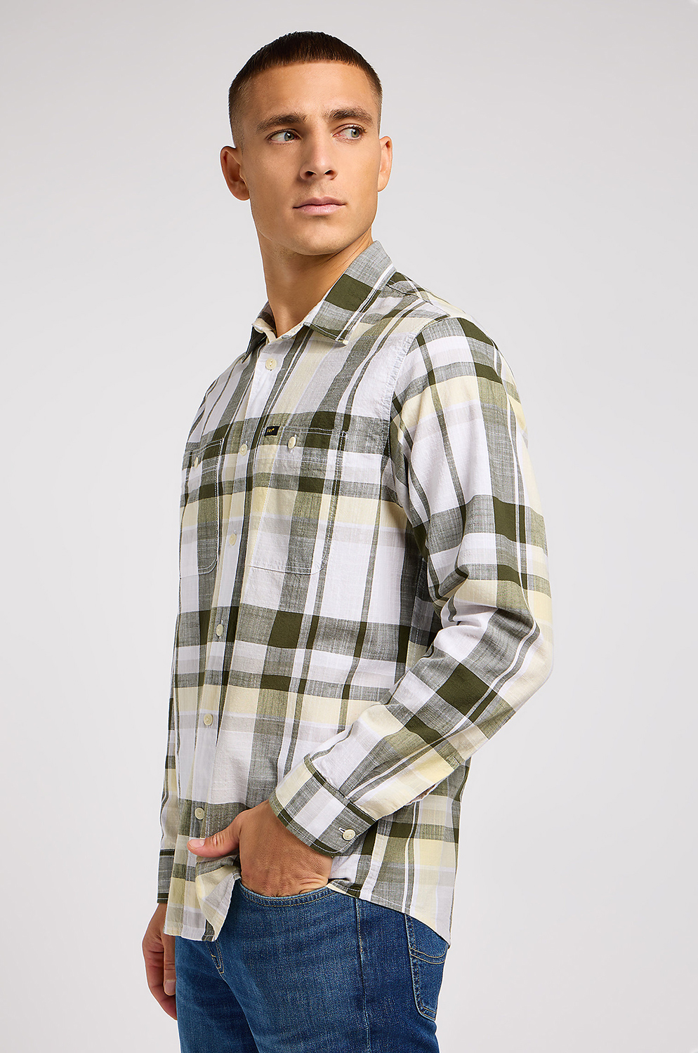 Camisa Lee Worker Shirt 2 0 kale