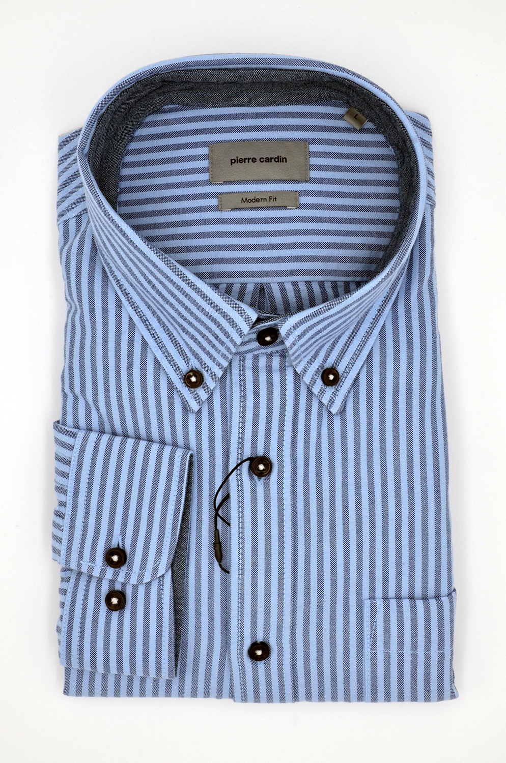 Camisa Pierre Crdin Mod 41020 Azul