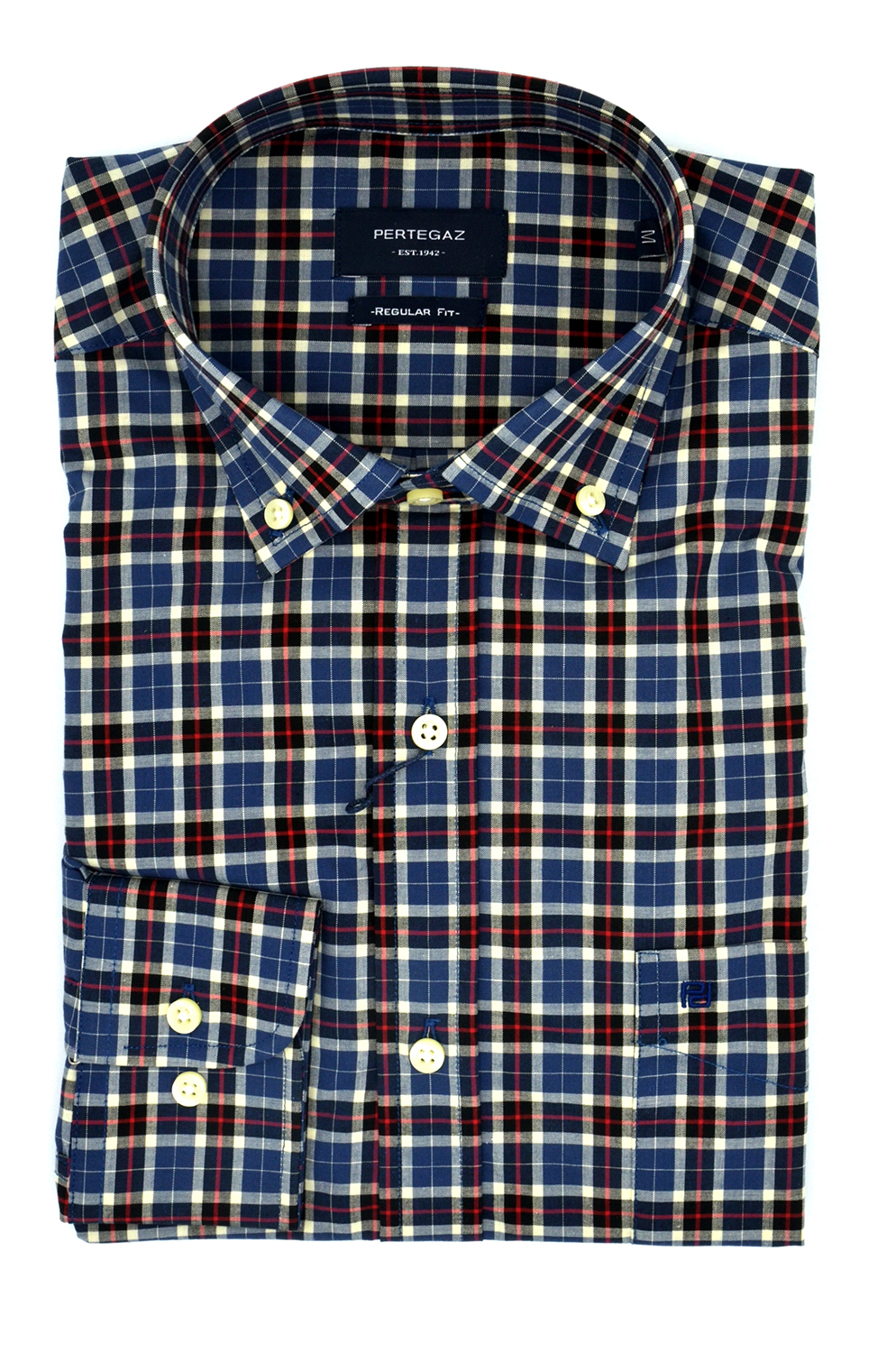 Camisa Pertegaz Mod 653B Azul