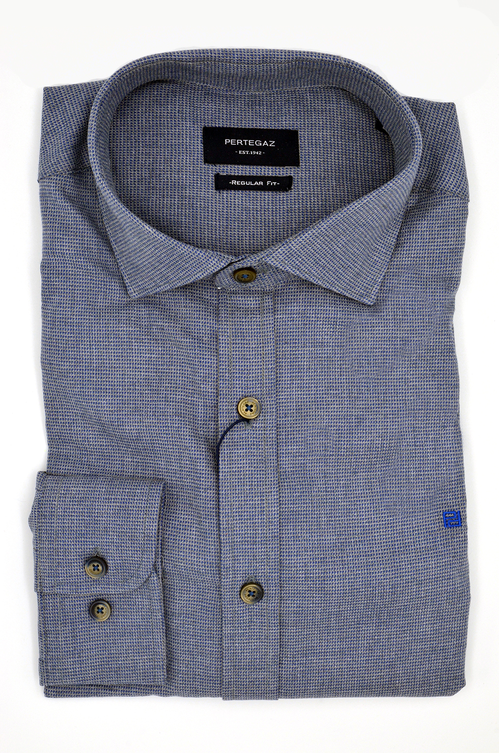 Camisa Pertegaz Mod 663 Azul