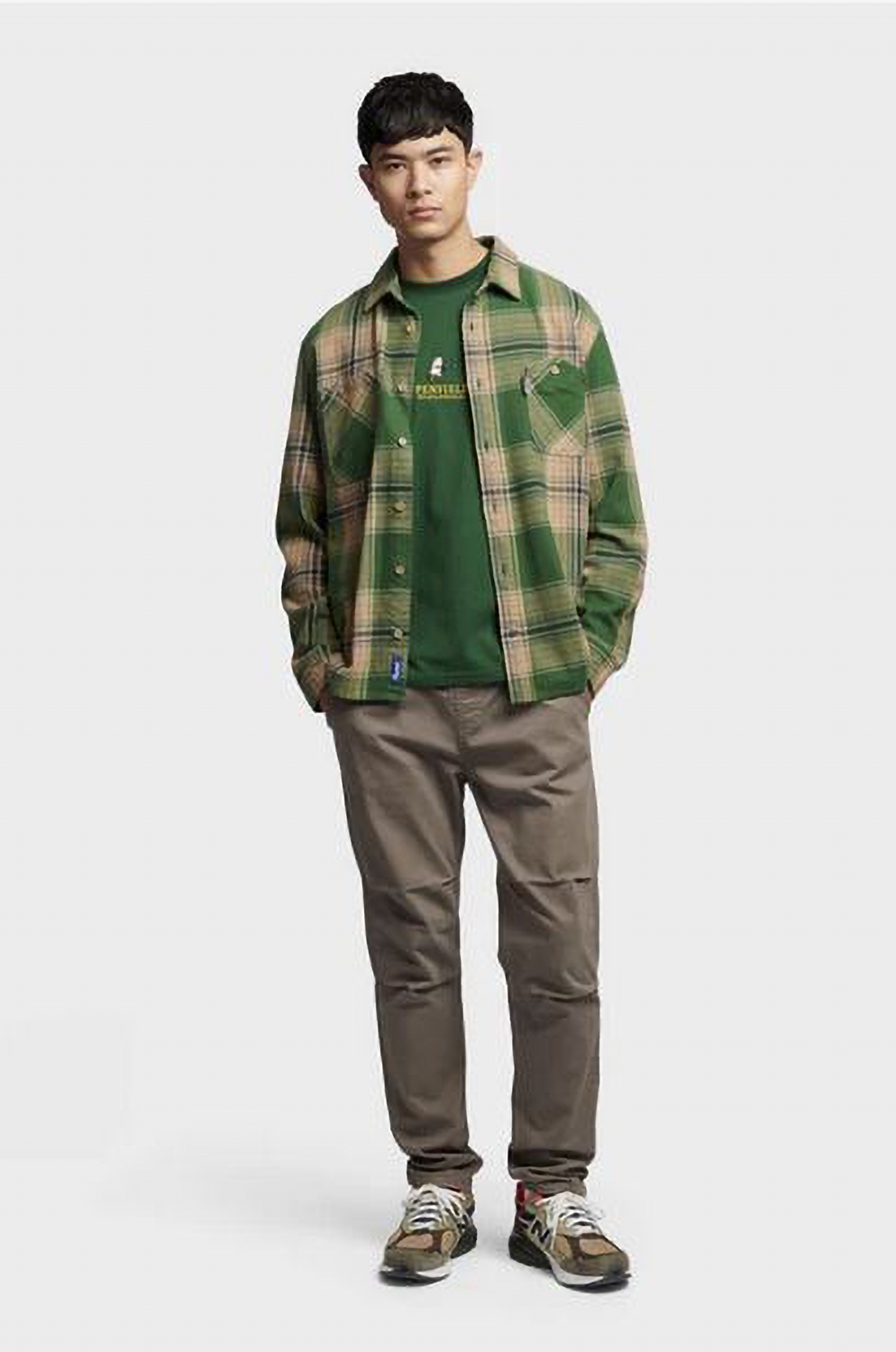 Camisa Penfield Mod Brushed Verde