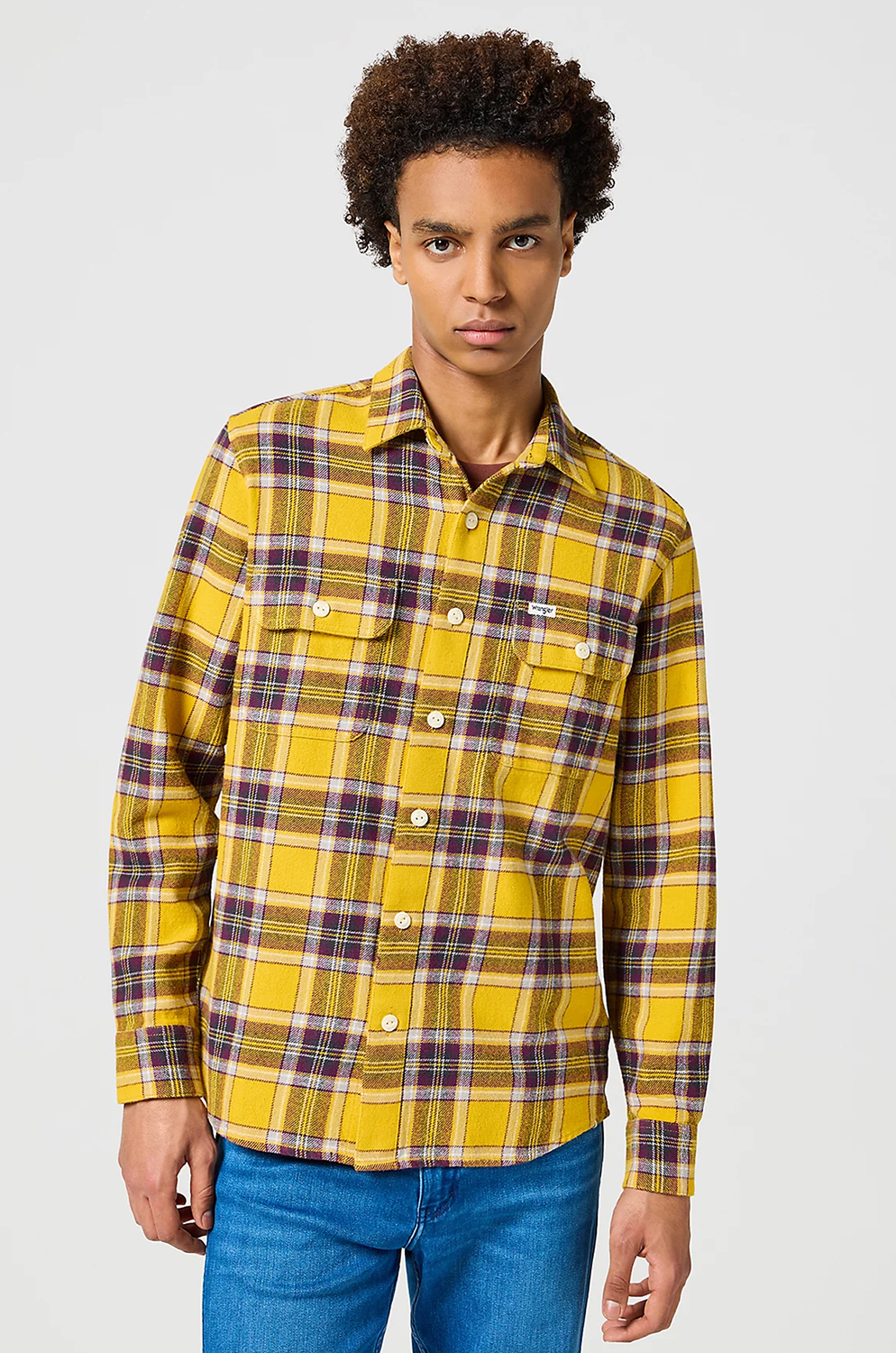 Camisa Wrangler  pkt Shirt Yellow